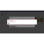 If filters do not match any data, the app displays an "Invalid operation" popup.