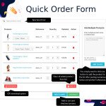 PrestaShop Quick Order Form - B2B Fast and Easy Checkout