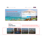 View hotels in slider format and explore details for booking.