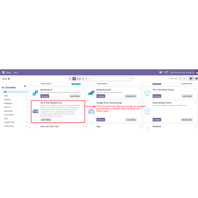 Manage payment fees across Website, Sales, Invoices, and POS.