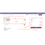 Select method to apply fee and auto-update total.