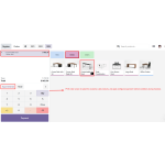 Add customer, products, and apply payment method at checkout.