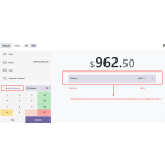 Total updates automatically based on selected provider fee.