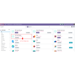 Shows the List View Manager app in the Odoo Apps menu.