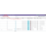 Invoice records are displayed in the enhanced list view.