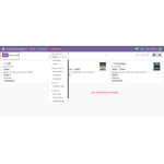 Displays the list of all configured movies with options to create, edit, and manage movie details.