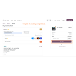 Complete the booking process and generate the ticket.