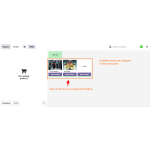 Available shows are listed on the POS screen. Click a show to proceed with booking.