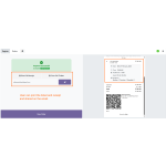 Users can print tickets and receipts and share them via email after payment.