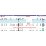 Select multiple quotations, click the Action button, and choose Mass Update to update order information in bulk.