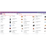 From the Products menu, access product records, attributes, variants, categories, and pricelists.