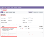 Create an order by selecting products with different Product Types within the same order.