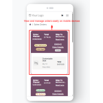 View and manage orders easily on mobile devices.