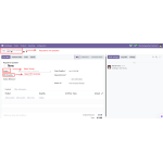 The selected RFQ template items are loaded automatically with their configured quantities and costs.