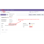 CRM records include an Export to Google Drive option for direct document upload.