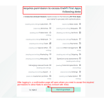 After login, accept the required permissions to allow Salla to securely connect with Odoo.