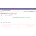 View disconnection emails in Settings → Technical → Email within Odoo.