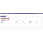 View and manage the list of imported products directly within Odoo.
