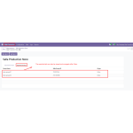 The exported data can also be viewed and managed within Odoo.