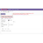 Set the next execution date and priority in the Export Brands cron to automatically export brand data from Odoo to Salla.