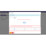 During import, view total, imported, and updated items, with options to Pause or Cancel.