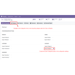Enable Export Categories, then go to Categories to export data from Odoo to Shopify.