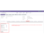 Notifications section configures email alerts for orders, errors, and low stock with a defined email address.