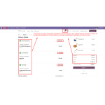 At checkout, products are split by delivery method and the respective shipping cost is applied automatically.