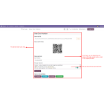 This screen shows the Share Cart view with options to share via QR code, email, social media, or link.