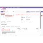 After creating a sales order, navigate to the Action menu and select Generate a Payment Link to proceed.