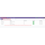 Users can view and manage exported customer records directly from Odoo after synchronization.