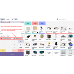 When Product Screen is selected, customer and cashier signature options appear on the product page during order creation.