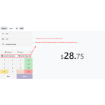 When Payment Screen is selected, customer and cashier signature options are available on the payment screen.