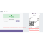 If both Customer and Cashier signatures are captured, they will be displayed on the receipt after payment.