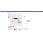 Wishlist products are displayed on the product page when the option is enabled in the configuration.