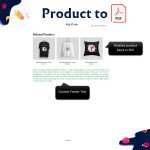 Downloadable Product Brochures | Product to PDF Module PrestaShop