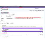The email displays wishlist items with product details and pricing to remind customers to complete their purchase.