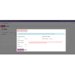 Click Export, set filters, then click Start Export to send products from Odoo to Xero.