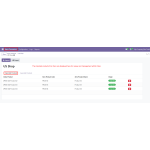The imported products are displayed here for review and management within Odoo.