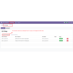 The imported customers are displayed here for review and management within Odoo.