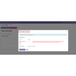 Click Export, set filters, then click Start Export to export currency from Odoo to Xero.