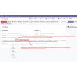 Configure product settings and view synchronization statistics.