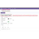 Set the next execution date and priority in Tax Import Cron to automatically import taxes from Xero into Odoo.