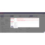 Clicking on Update Status opens a popup to select the stage, with auto-filled date and message that can be modified.