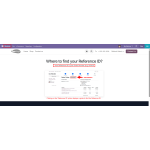 Clicking on the Reference ID option displays a guide to find the Reference ID.