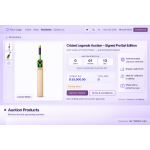 Manage, track, and control all auctions from one simple interface.