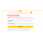 Enter the required contact details and click on Continue to proceed to the next step.