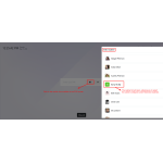 Open the cashier list from the POS screen and select the configured restricted cashier.