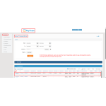 The PayTrace dashboard allows users to view all transaction records, including payments processed from Odoo.
