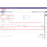 Create a new sales order for a customer in the Sales module to apply the configured rule.